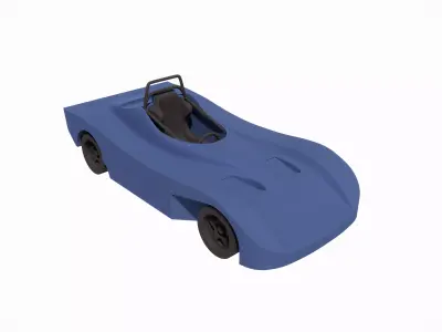 SCCA Spec Racer F Racecar 3D model