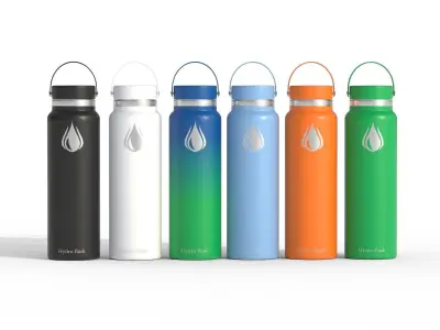 HydroSquad Bottles Collection Low-poly 3D model