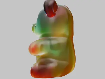 gummy bear Low-poly 3D model