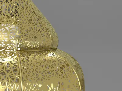 TAJ moroccan lamp Low-poly 3D model