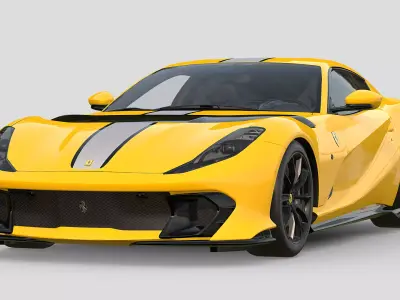 Ferrari 812 Competizione 3D model