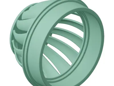 Plastic Turbine Roof Ventilator Toy 3D model