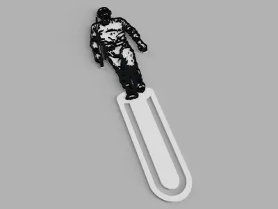 El Eternauta Logo Bookmark for books Free 3D print model