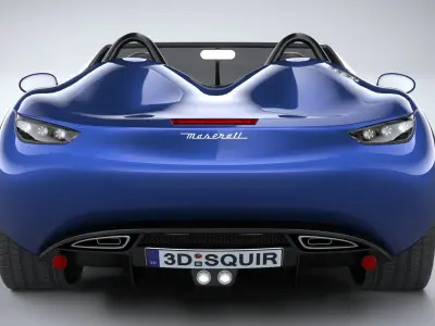 Zagato Mostro Barchetta 2022 3D model