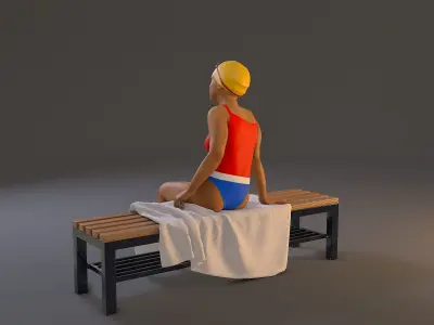 SwwimmingPool Female BCC 2130 009 3D model