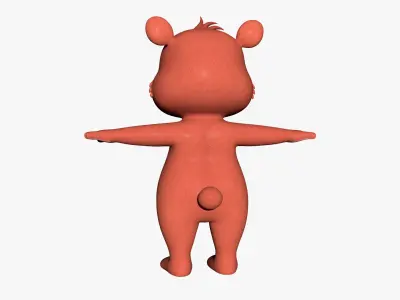 Cartoon Bear 3D 3D model