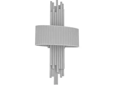 3D classic sconce 02 Low-poly 3D model