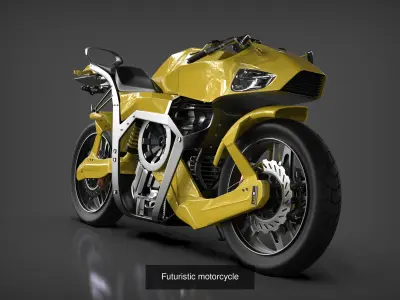 Concept motorcycles pack 3D Model Collection
