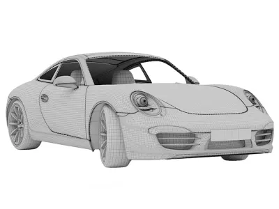 Porsche 911 Carrera 4S 3D model by safaralikaramatov9