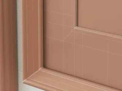 Sea and rocks gallery wall 3D model