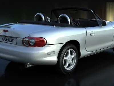 Mazda Miata MX-5 NBFL V-Ray 3D model