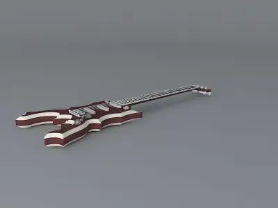 Mach 7 guitar Free 3D model