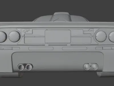 McLaren F1 GT 3D model