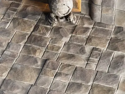 H104 Stone Field - PBR - 4K - Seamless Low-poly 3D model