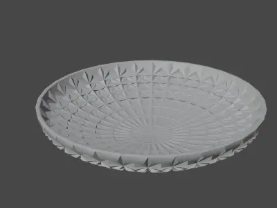 Emerald Glass Bowl  Free 3D model