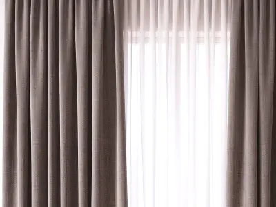 Set 39 Curtains 3D model