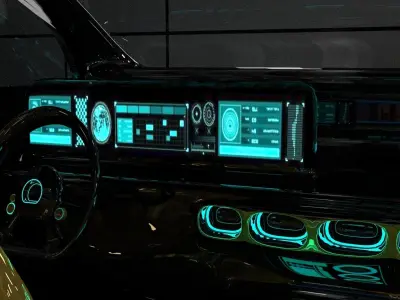 Futuristic Car 3D model