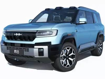 2026 BYD Denza B8 Formula Leopard8 3D model