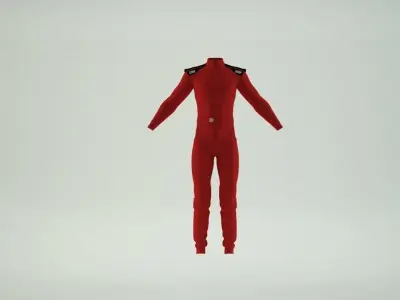 OMP First S  Race Suit  ALL COLORS 3D model