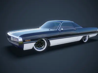 Car  El-Cama Low-poly 3D model