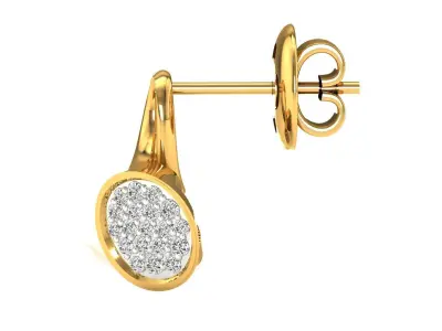 diamond stud 3D print model