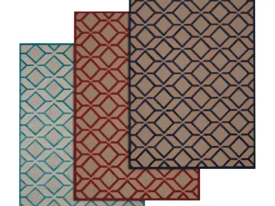Rug Set 1140 3D model