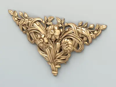 Corner decor 028 3D model