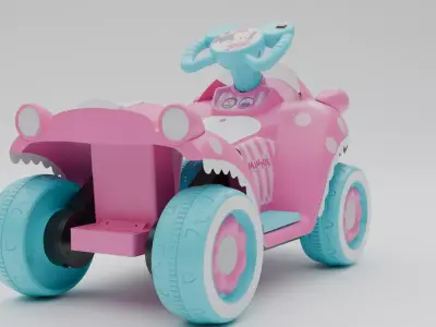 toy car Low-poly 3D model by mr-jacks3d from CGTrader (Low-poly)