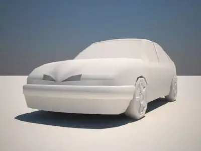 Alfa Romeo 146 Low-poly 3D model