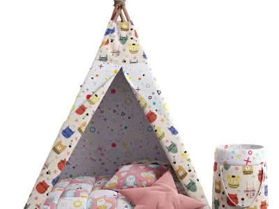  Kids Wigwam  3D model