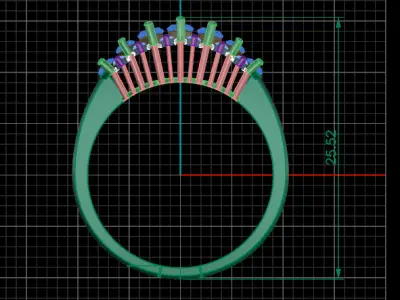 jewelry ring 280 3D print model