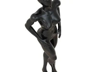 Female Abstract Mannequin 74 3D model