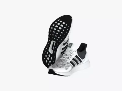 Adidas ULTRABOOST 1 SHOES Cloud White Low-poly 3D model