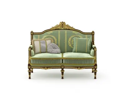 Emerald loveseat by Modenese 3D model