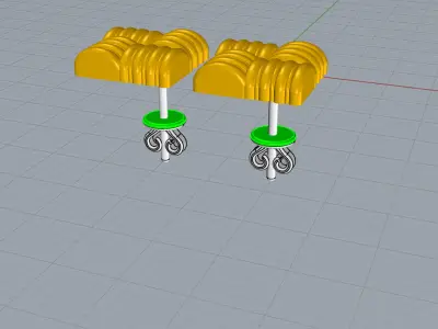 earrings  3D print model