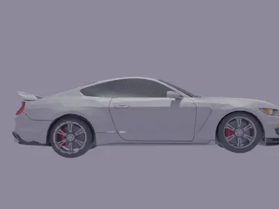 2017 Ford Mustang Shelby GT350R 3D model 3D model