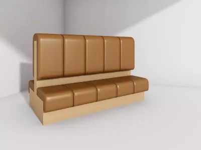  Sofa bench 3D print model