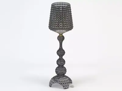 Kartell Kabuki Floor Lamp - Black 3D model