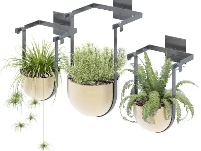 Benton hanging pot 3D model