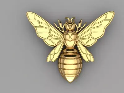 queen bee 3D print model
