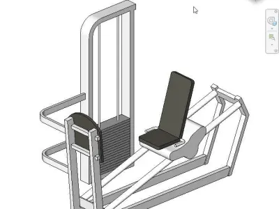 Gym tools  set - Revit family  3D model