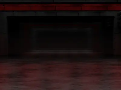 Ready 3D Garage Model  3D model