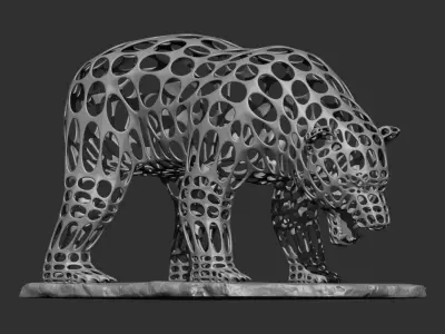 Bear 3d print model 3D model