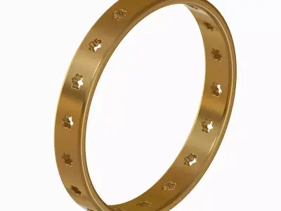 Prestigious Fancy Bangle 3D print model