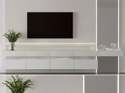 Bedroom Furniture Composition 10 3D model