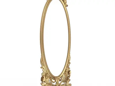 Classic Mirror 07 Low-poly 3D model