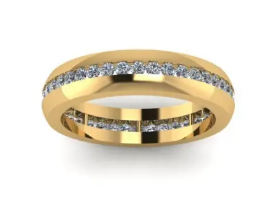 band ring for daimond Free 3D print model