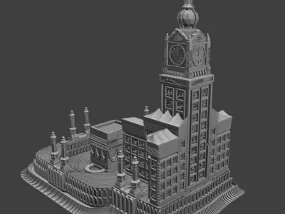Masjid al-Haram 3D print model
