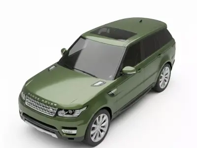 Range Rover Sport 2014 Low-poly 3D model