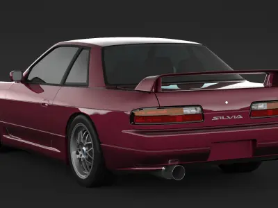 Nissan Silvia S13 3D model